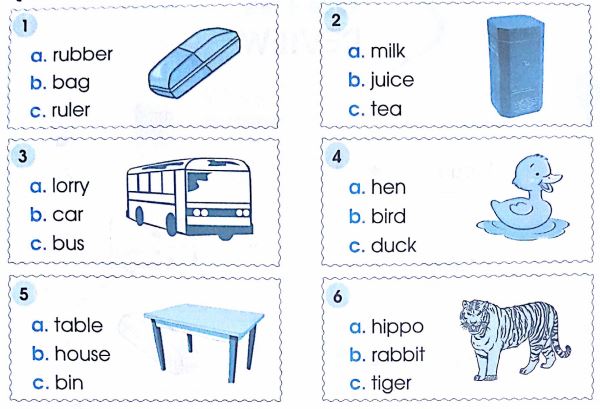 Phiếu bài tập cuối tuần môn Tiếng Anh lớp 2 - Tuần 25