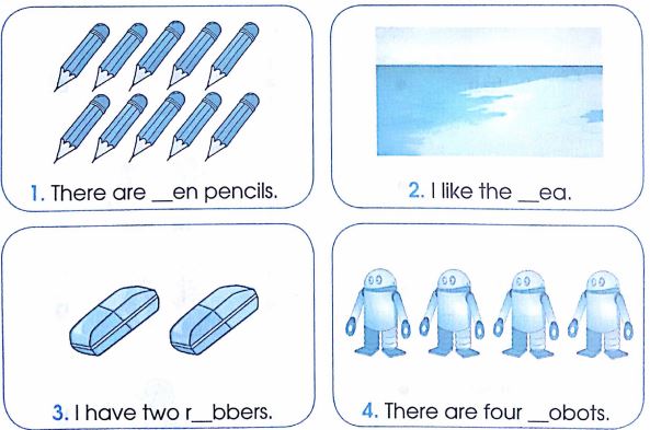 Phiếu bài tập cuối tuần môn Tiếng Anh lớp 2 - Tuần 25