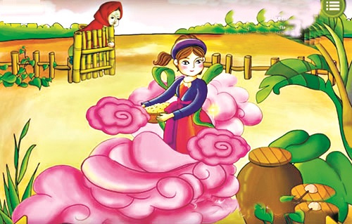 Kể chuyện cổ tích "Nàng tiên ốc" bằng lời của nhân vật trong truyện