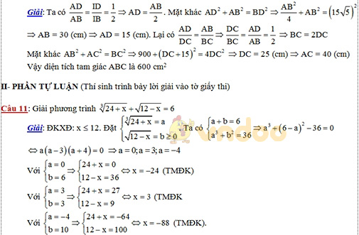 Đề thi chọn học sinh giỏi cấp tỉnh lớp 9 môn Toán Sở GD&ĐT Hà Tĩnh năm học 2018 - 2019