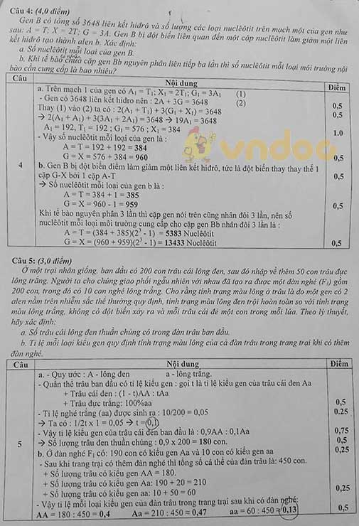 Đáp án đề thi chọn học sinh giỏi lớp 9 môn Toán Sở GD&ĐT Hà Tĩnh năm 2018 - 2019