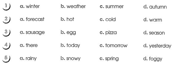 Bài tập cuối tuần môn Tiếng Anh lớp 5 - Tuần 30