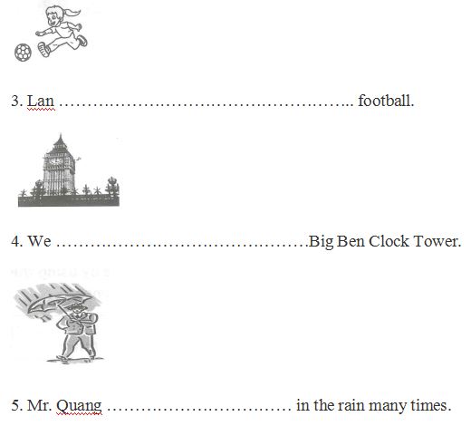 Bài tập nâng cao tiếng Anh lớp 6 Chương trình mới Unit 9: Cities of the world