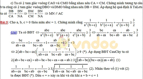 Đề thi chọn học sinh giỏi lớp 9 môn Toán trường THCS Hoàng Xuân Hãn, Hà Tĩnh năm học 2018 - 2019
