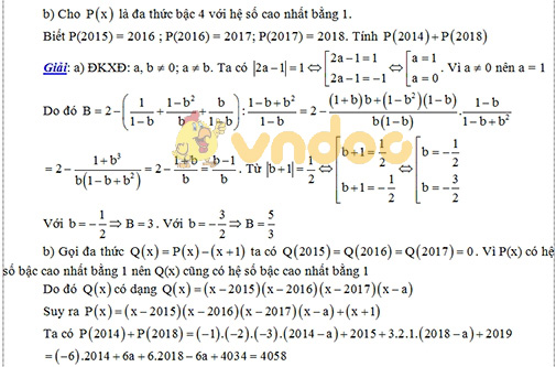 Đề thi chọn học sinh giỏi lớp 9 môn Toán trường THCS Hoàng Xuân Hãn, Hà Tĩnh năm học 2018 - 2019 (vòng 2)