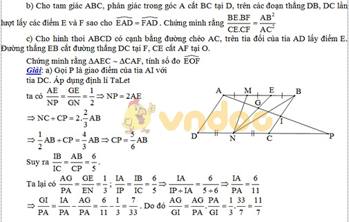 Đề thi chọn học sinh giỏi lớp 9 môn Toán trường THCS Hoàng Xuân Hãn, Hà Tĩnh năm học 2018 - 2019 (vòng 2)