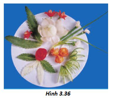 Thực hành - Tỉa hoa trang trí món ăn từ một số loại rau, củ, quả