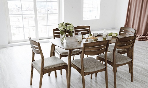 Tả bộ bàn ghế nhà em