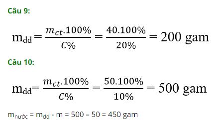 Trắc nghiệm Hóa 8
