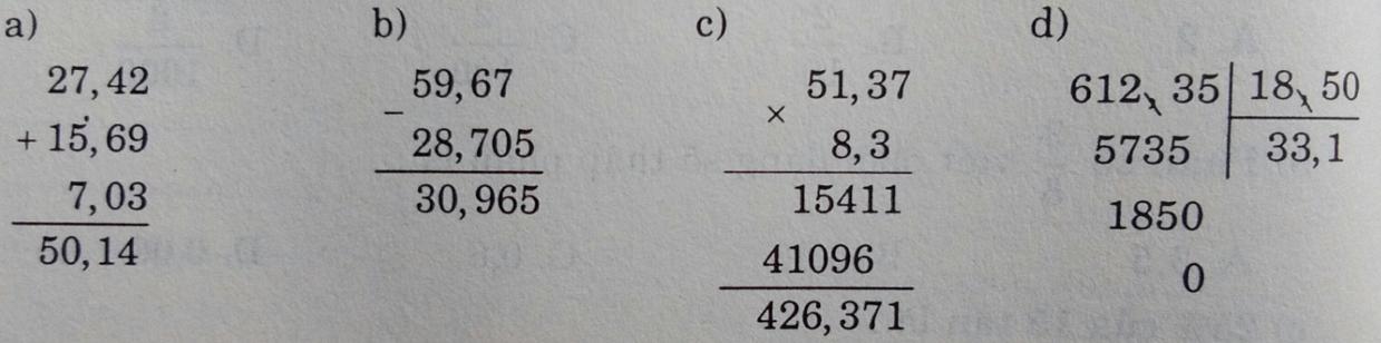 Đề ôn tập giữa học kì 2 môn Toán lớp 5 - Đề 3