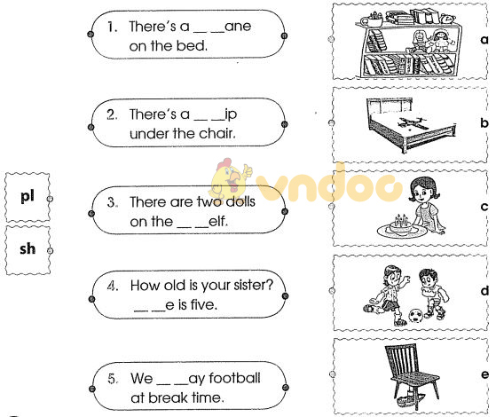 Bài tập cuối tuần môn Tiếng Anh lớp 3 - Tuần 25