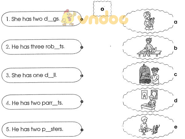 Bài tập cuối tuần môn Tiếng Anh lớp 3 - Tuần 28