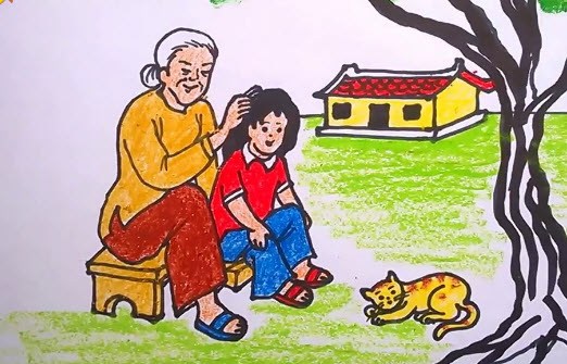 Tả người bà của em