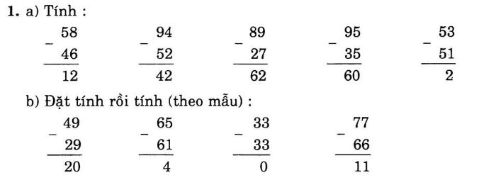 Giải Vở Bài Tập Toán lớp 1 bài 112