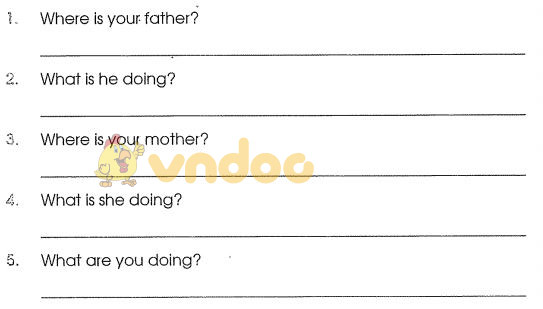 Bài tập cuối tuần môn Tiếng Anh lớp 3 - Tuần 31