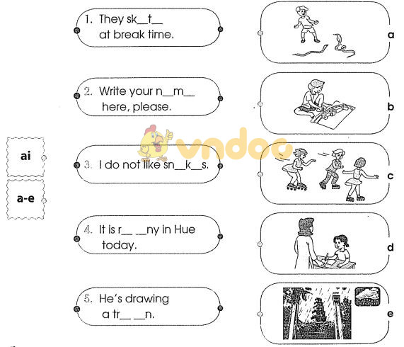 Bài tập cuối tuần môn Tiếng Anh lớp 3 - Tuần 32