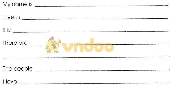 Bài tập tiếng Anh lớp 3 unit 20: Where's Sa Pa?