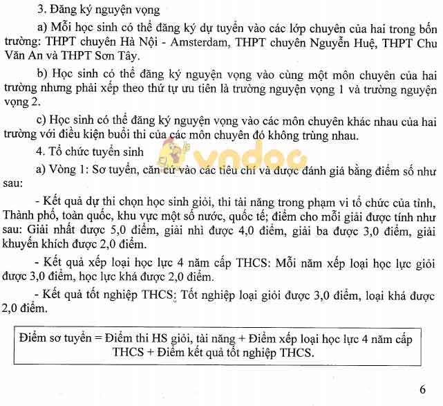Phương án tuyển sinh vào lớp 10 tại Hà Nội năm học 2019 - 2020