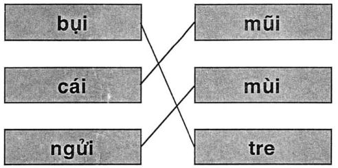 Giải vở bài tập Tiếng Việt 1 bài 34 ui ưi