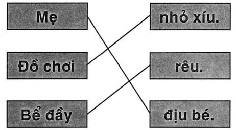 Giải vở bài tập Tiếng Việt 1 bài 40 tập 1
