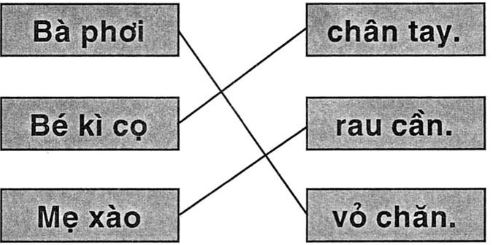 Giải vở bài tập Tiếng Việt 1 bài 45: ân ă - ăn