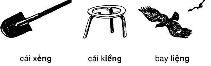 Giải vở bài tập Tiếng Việt 1 bài 55: eng iêng