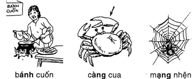 Giải vở bài tập Tiếng Việt 1 bài 57: ang anh