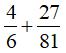 Bài tập Toán lớp 6: Phép cộng phân số