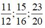 Bài tập Toán lớp 6: Quy đồng mẫu nhiều phân số