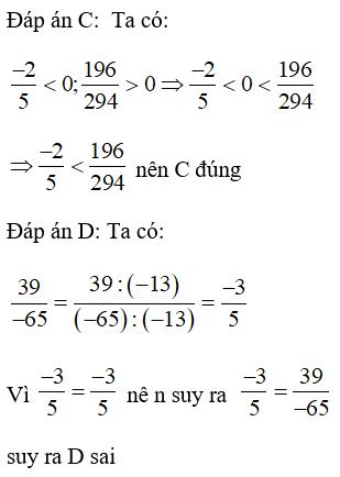Bài tập Toán lớp 6: So sánh phân số