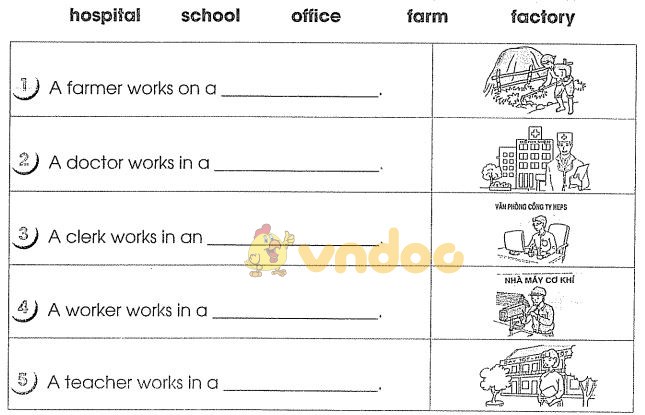 Bài tập cuối tuần môn Tiếng Anh lớp 4 - Tuần 19