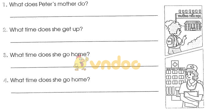 Bài tập cuối tuần môn Tiếng Anh lớp 4 - Tuần 19