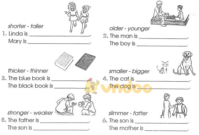 Bài tập tiếng Anh lớp 4 Unit 14 có đáp án