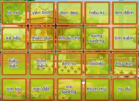 Trạng Nguyên Tiếng Việt lớp 2 vòng 18