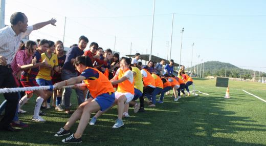 Kể lại một trận thi đấu kéo co