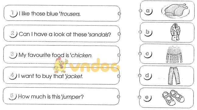 Bài tập tiếng Anh lớp 4 chương trình mới Unit 17 có đáp án