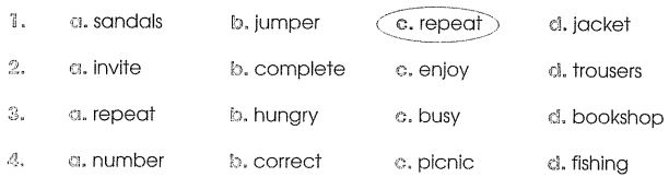Bài tập tiếng Anh lớp 4 chương trình mới Unit 18 và Unit 19 có đáp án