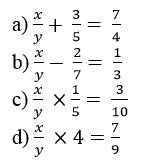 Đề ôn tập học kì 2 môn Toán lớp 4 