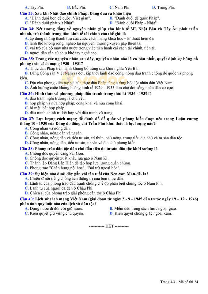 Đề thi giữa học kì 2 lớp 9 môn Toán trường THCS Ngô Sĩ Liên năm học 2018 - 2019 