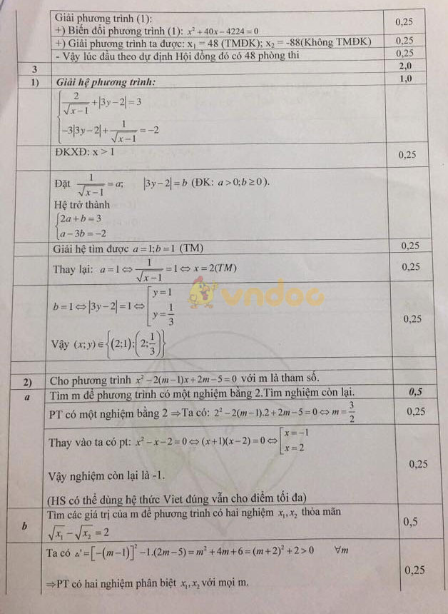 Đề thi KSCL lớp 9 môn Toán trường THCS Lê Quý Đôn, Cầu Giấy năm học 2018 - 2019