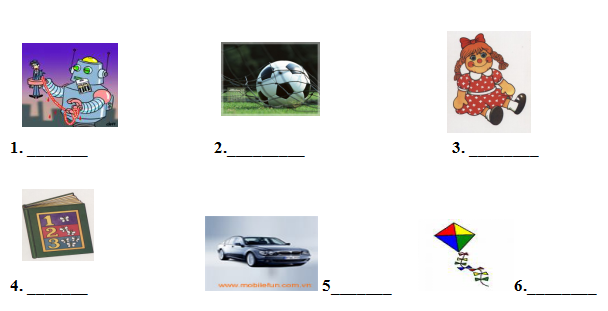 Đề thi học kì 2 lớp 2 môn Tiếng Anh