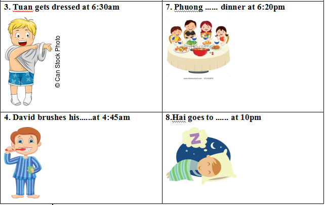 Đề thi học kì 2 lớp 4 môn Tiếng Anh