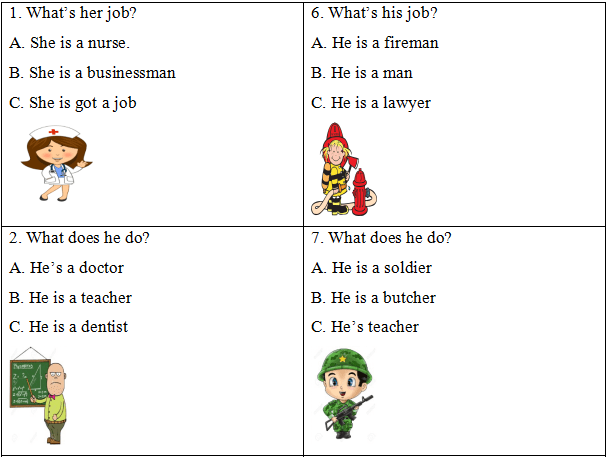 Đề thi học kì 2 lớp 4 môn Tiếng Anh