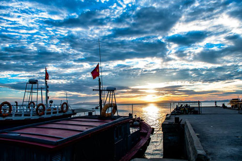 mặt trời mọc trên đảo cô tô