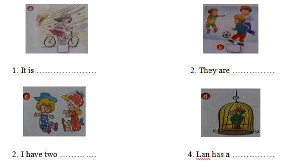 Đề thi học kì 2 lớp 3 môn Tiếng Anh