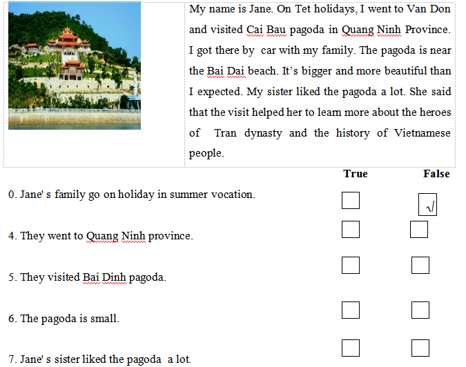 Đề thi học kì 2 lớp 5 môn Tiếng Anh