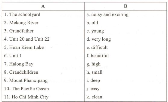 Đề thi vào lớp 6 môn Tiếng Anh năm học 2019 - 2020 số 4