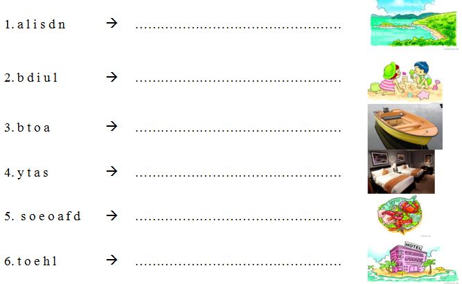 Bài tập tiếng Anh lớp 4 chương trình mới Unit 20: What are you going to do this summer?
