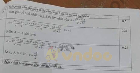 Đề thi học kì 2 lớp 8 môn Toán trường THCS Lê Quý Đôn, Cầu Giấy năm học 2018 - 2019 (đề 2)