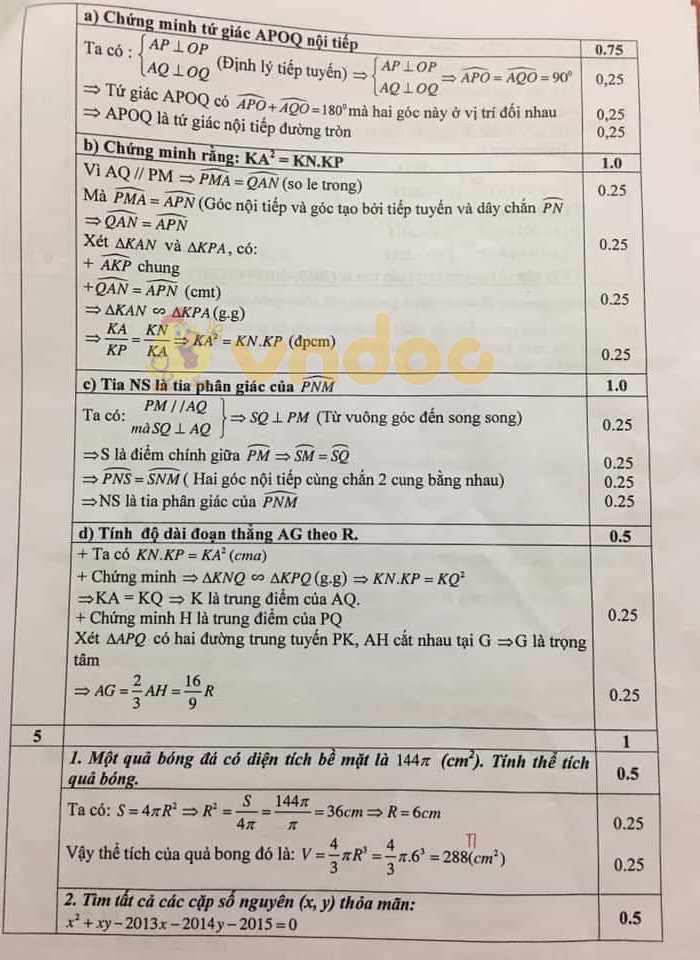 Đề thi KSCL lớp 9 môn Toán trường THCS Cát Linh, Đống Đa năm học 2018 - 2019 (vòng 3)